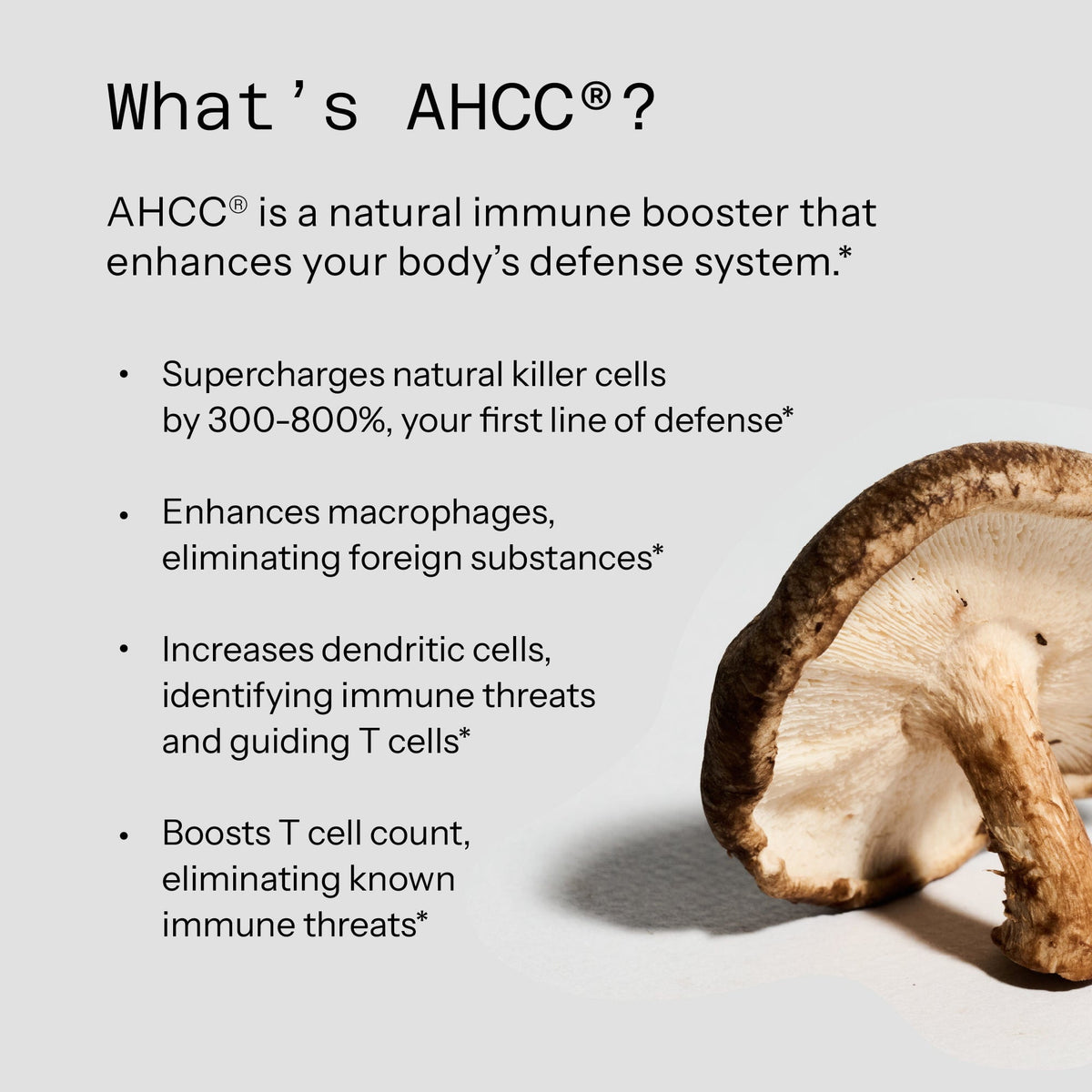 AHCC® - Kinoko® Platinum